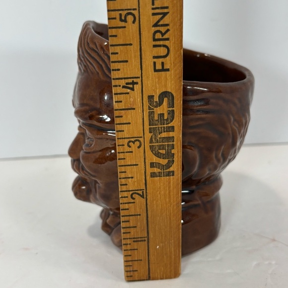 KFC Colonel Sanders Brown Ceramic Mug Design by Maggie Sanders Cup 1970’s Vtg - Picture 4 of 5